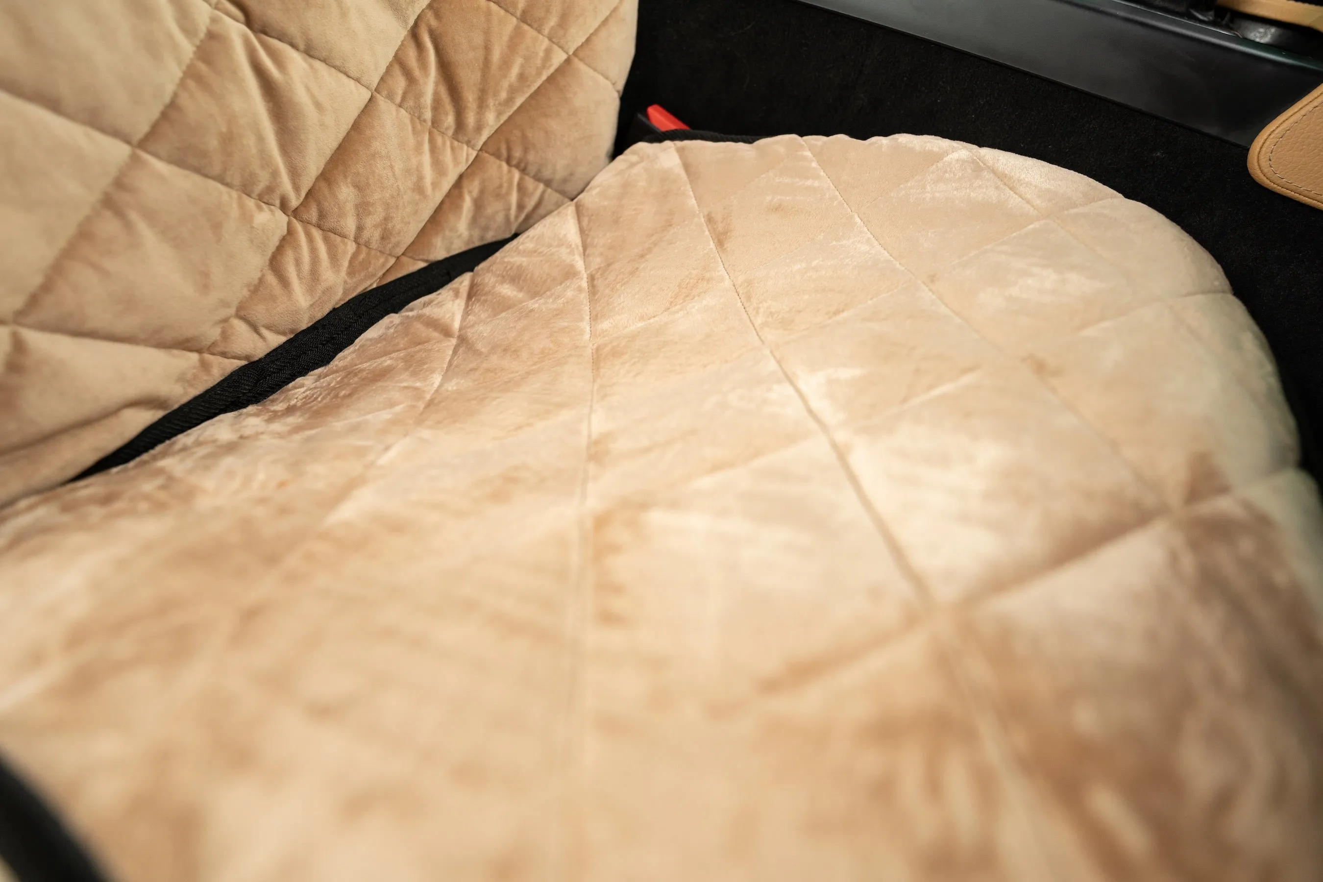 Plush Paws Products, Copilot Bucket Car Seat Protector with Diamond Stitching, Washable and Waterproof Front Seat Cover for Car, Truck, and SUV, Nonslip Dog Seat Cover