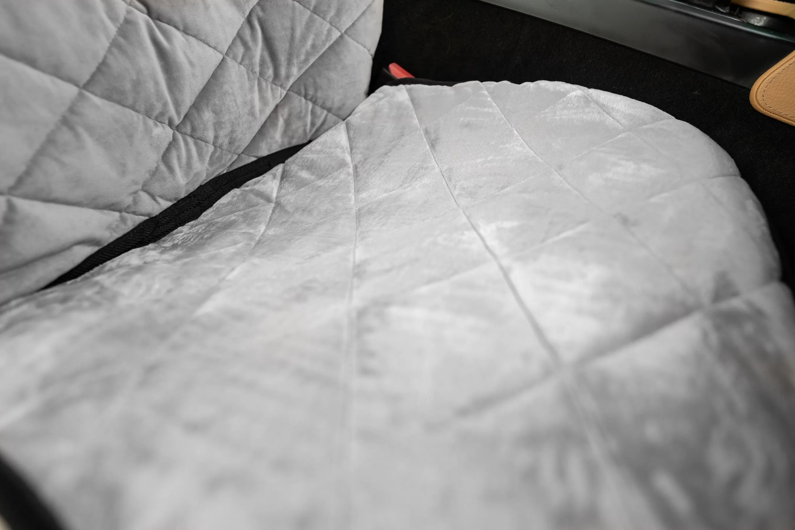 Plush Paws Products, Copilot Bucket Car Seat Protector with Diamond Stitching, Washable and Waterproof Front Seat Cover for Car, Truck, and SUV, Nonslip Dog Seat Cover