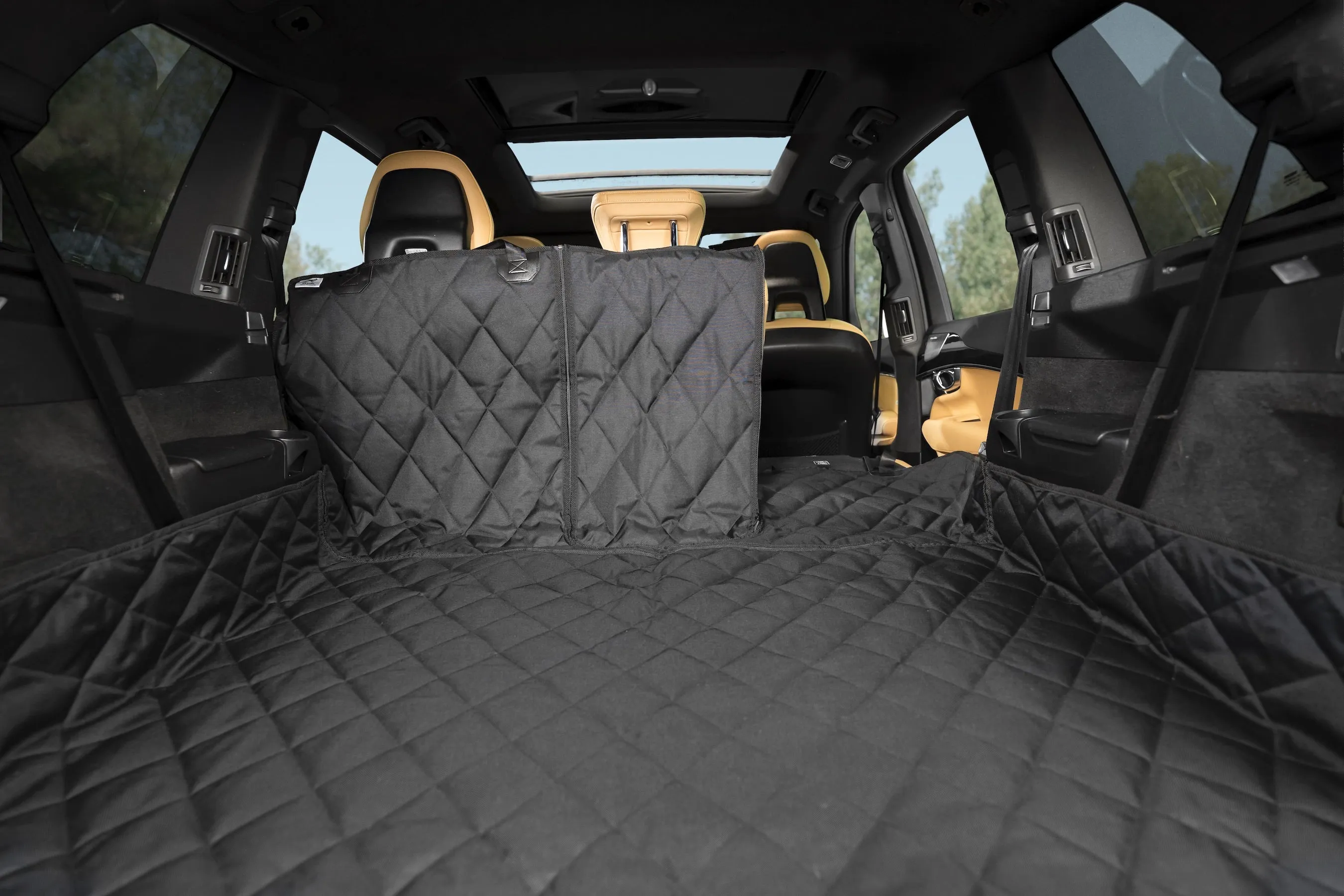Plush Paws Products Waterproof Cargo Liner with Bumper and Side Panels