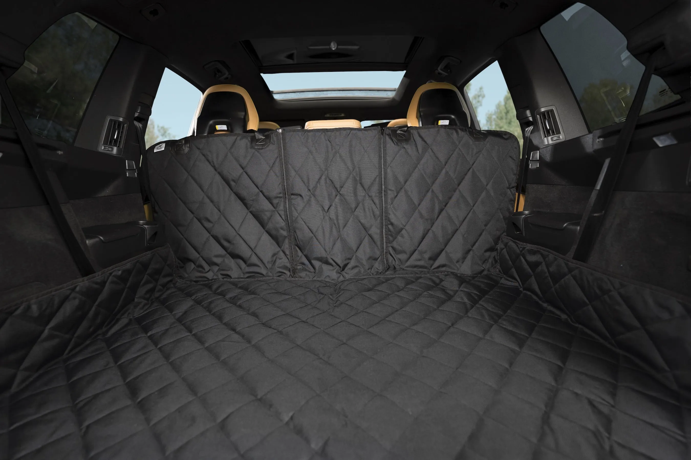 Plush Paws Products Waterproof Cargo Liner with Bumper and Side Panels