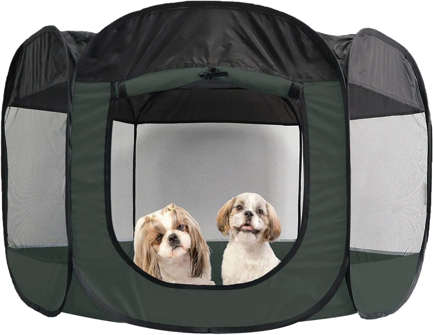 Pop Up Playpen Pet Tent Playground - Hunter Green, Extra Large