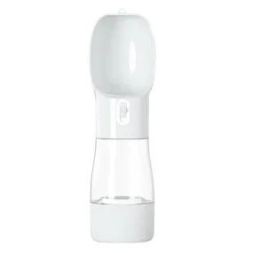 Portable Dog Water Bottle with Food Compartment
