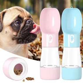 Portable Pet Dog Water Bottle For Dogs Multifunction
