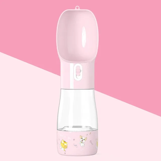 Portable Pet Dog Water Bottle For Dogs Multifunction