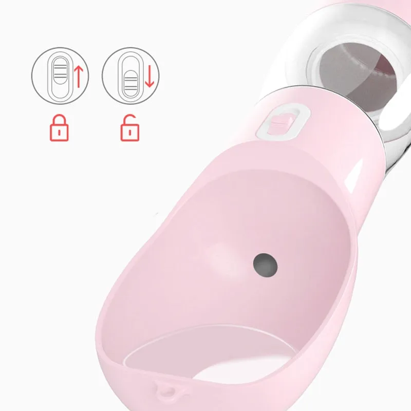 Portable Pet Dog Water Bottle For Dogs Multifunction