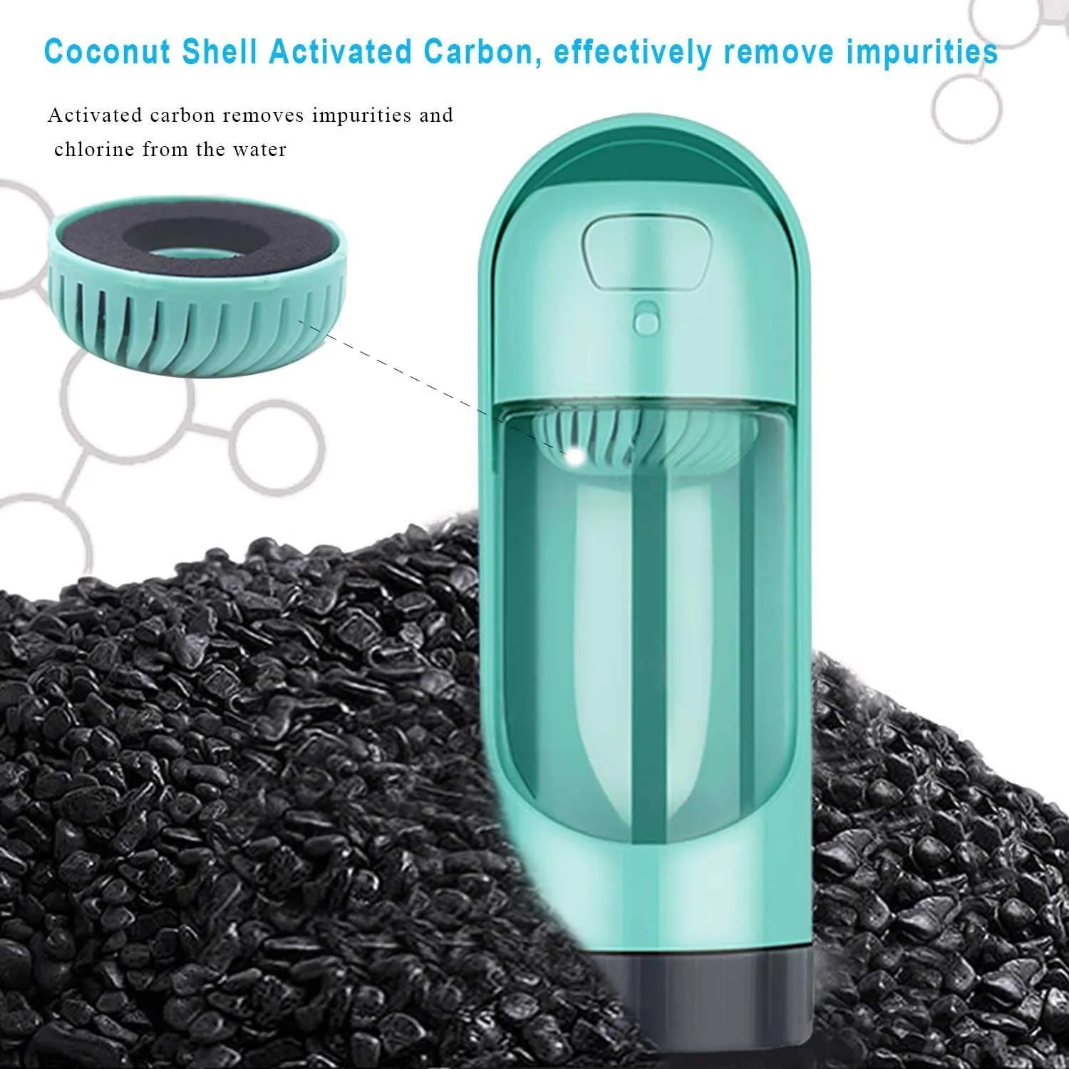 Portable Pet Water Bottle Dispenser