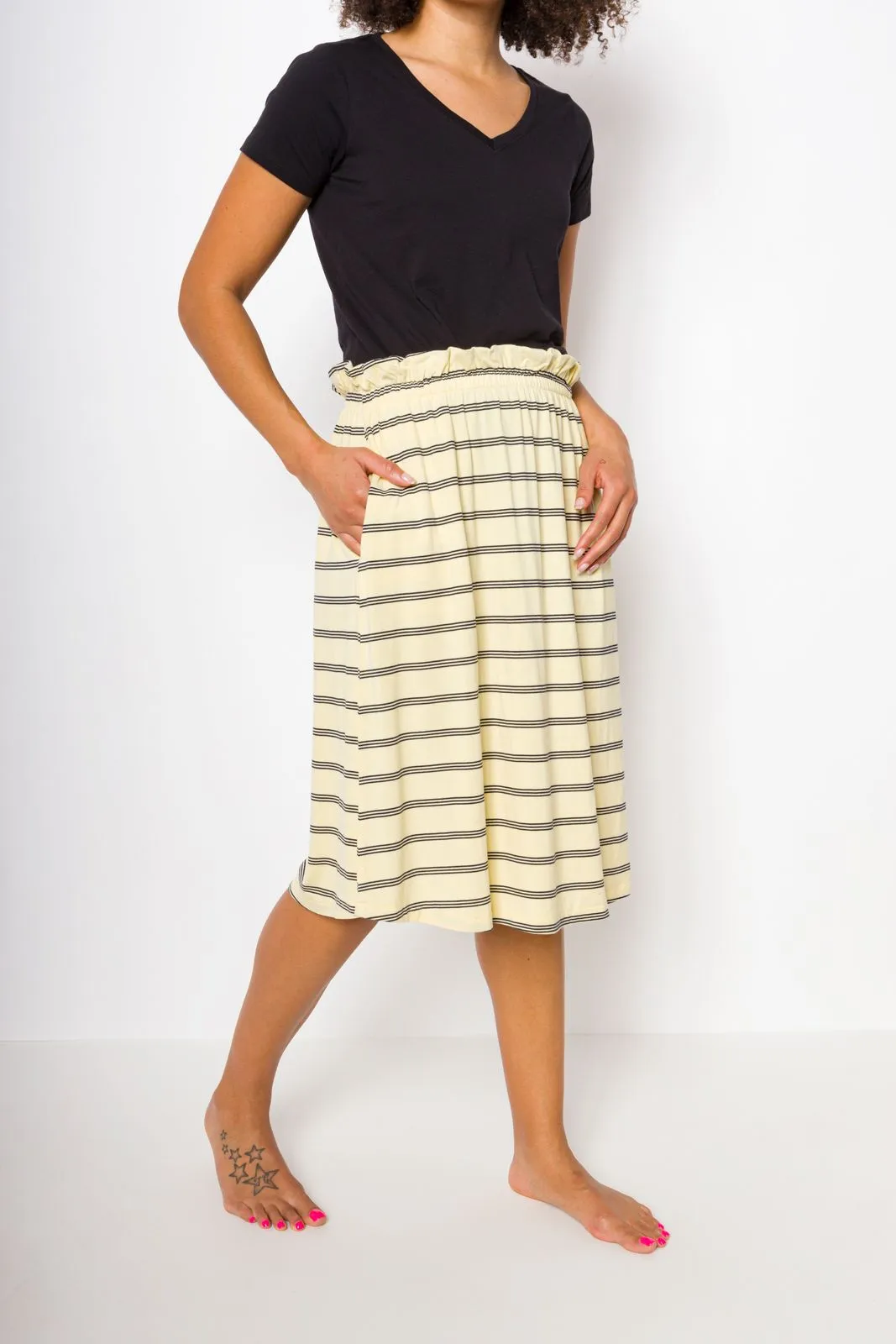Puka | Women's Elastic Waistband Skirt