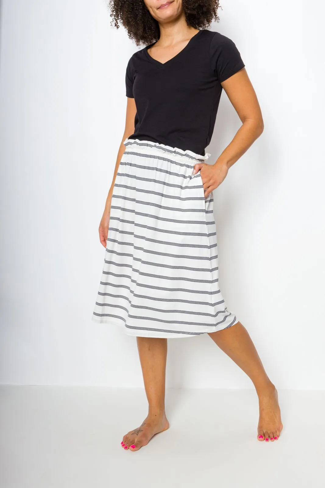 Puka | Women's Elastic Waistband Skirt