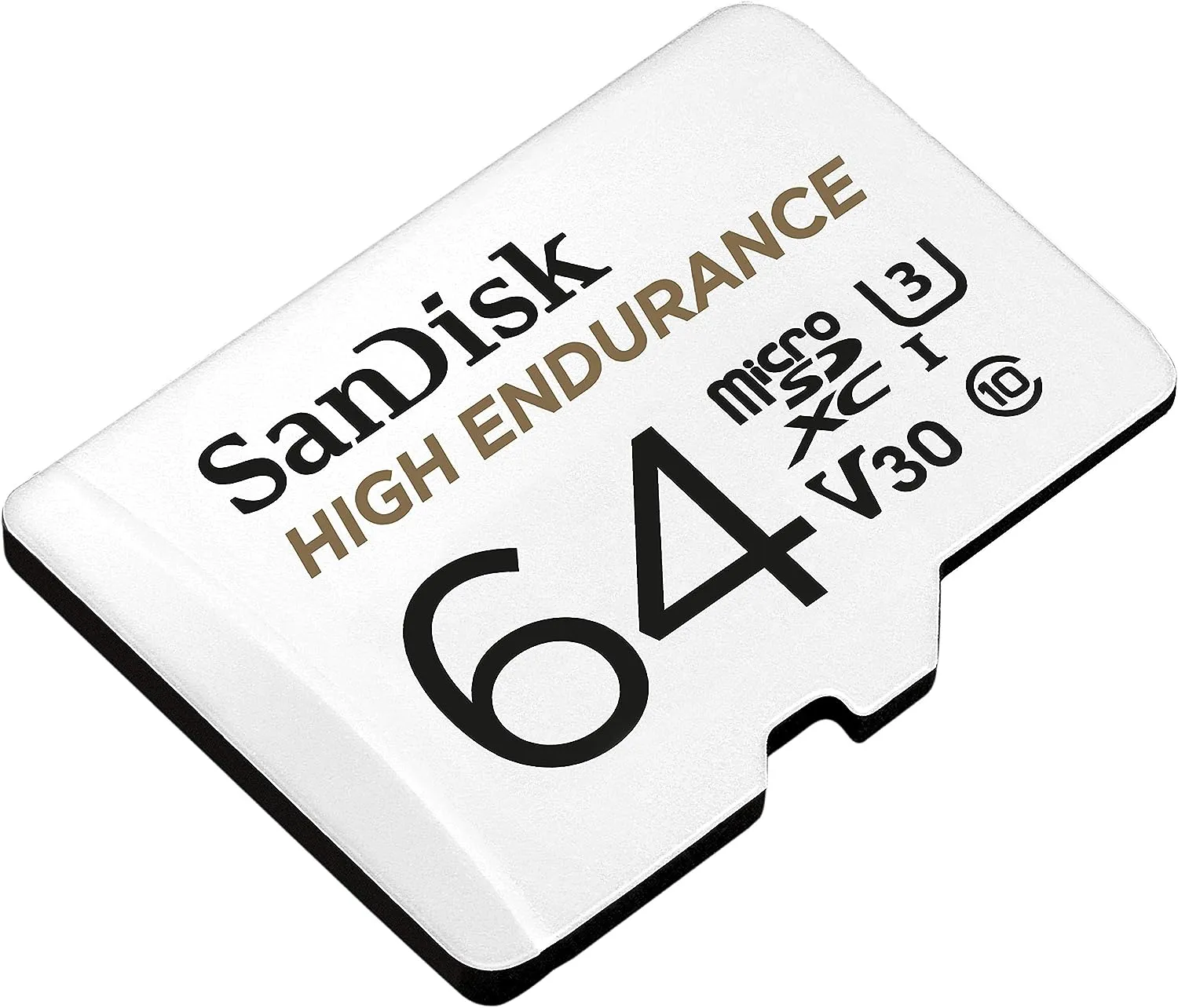 SanDisk 64GB High Endurance microSDXC (V30, UHS-I/U3, CL10,4K, 100MB/s) SDSQQNR-064G-GN6IA 772-4172