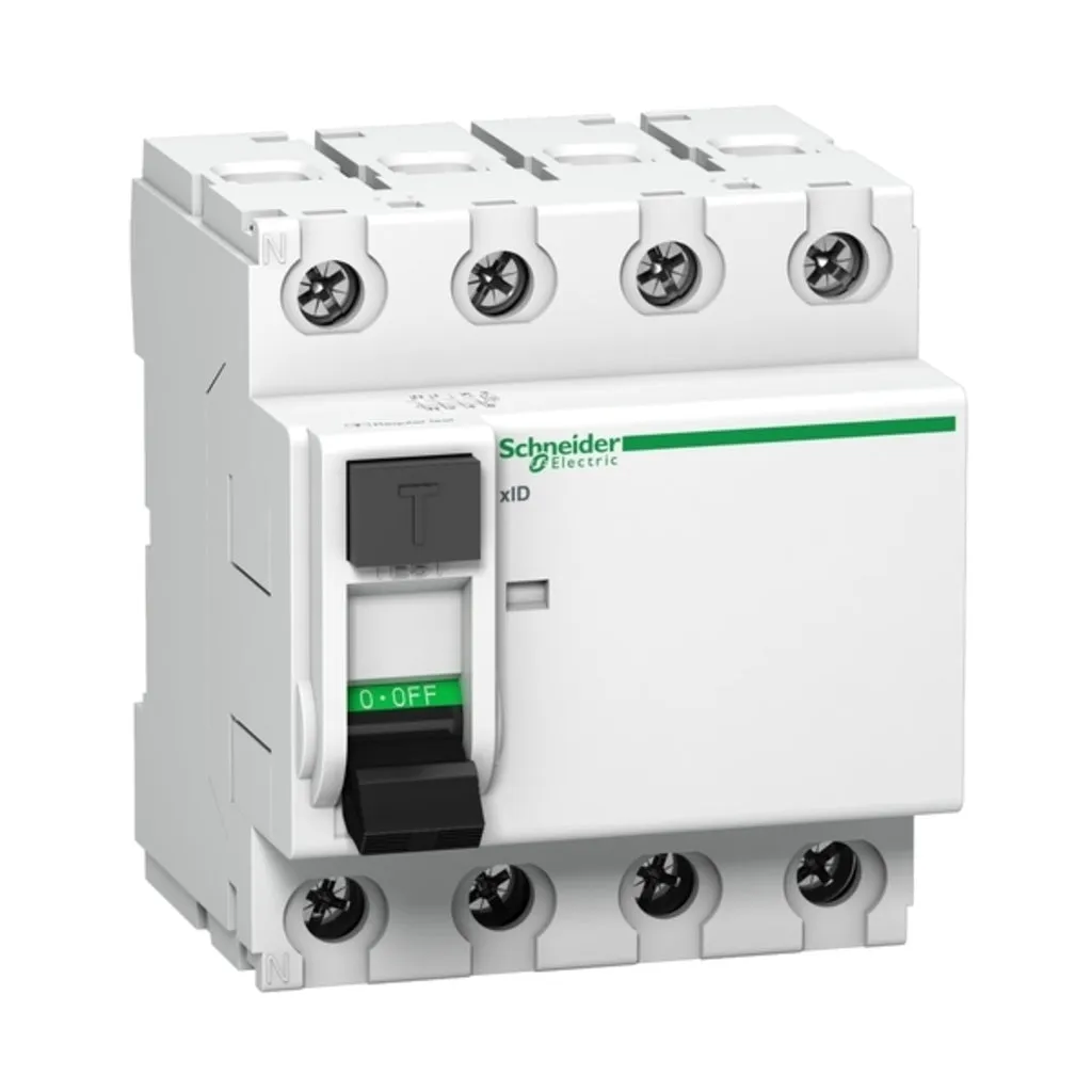 Schneider Acti 9 AC Residual Current Circuit Breakers-xID 40A 4M 4Pole