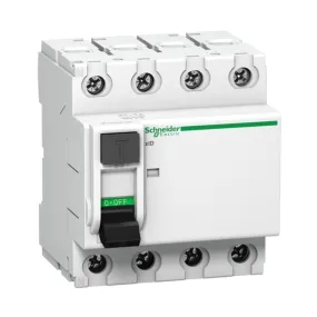 Schneider Acti 9 AC Residual Current Circuit Breakers-xID 40A 4M 4Pole