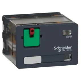 Schneider Zelio RPM Plug In Power Relays 15A 4 C/O