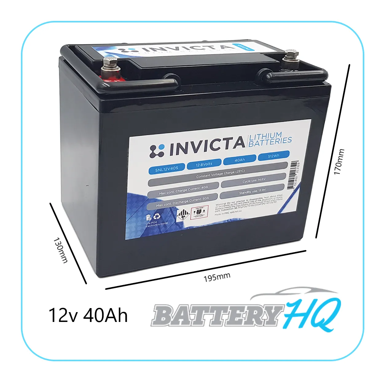 SNL12V40S Invicta Lithium