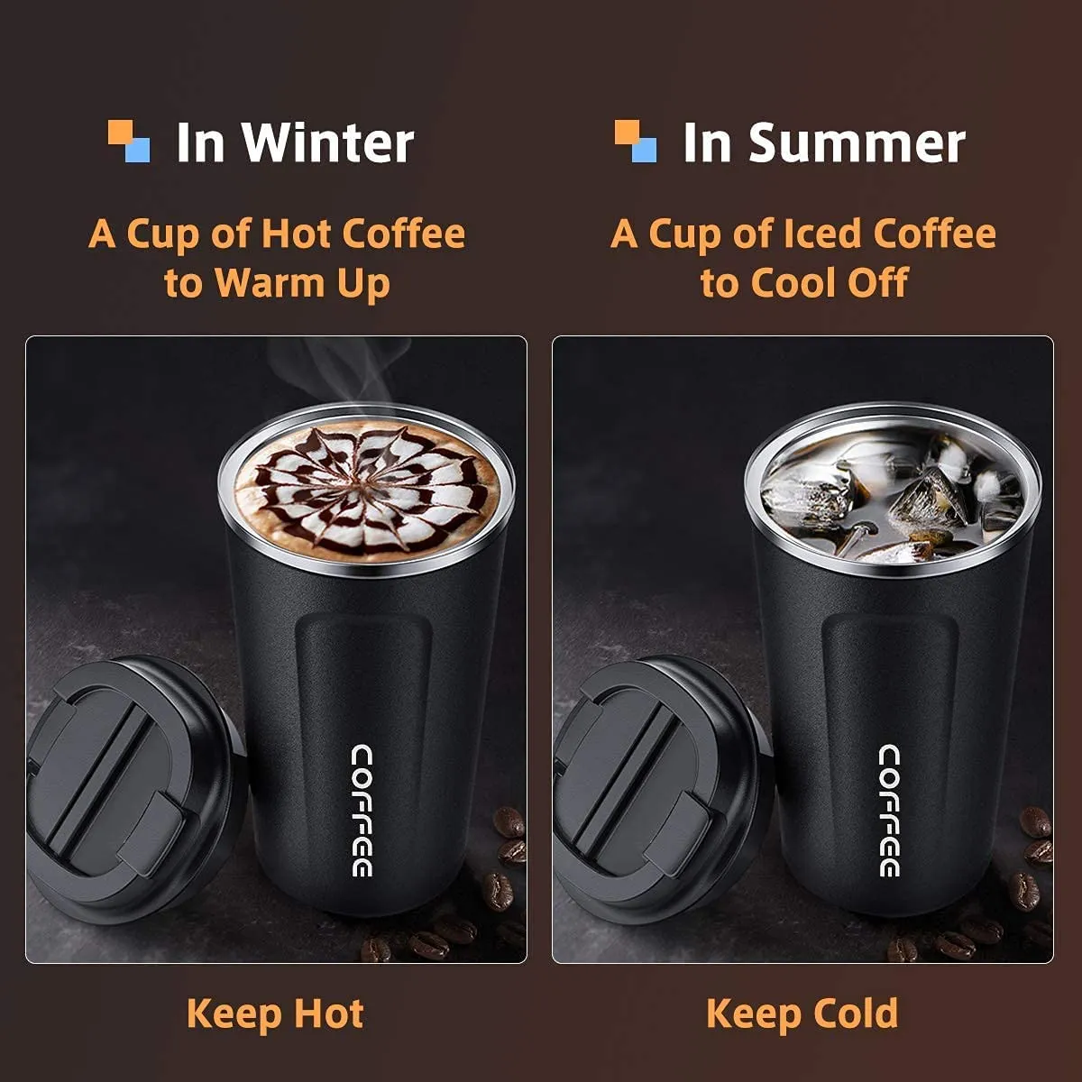Temperature Display Coffee Mug
