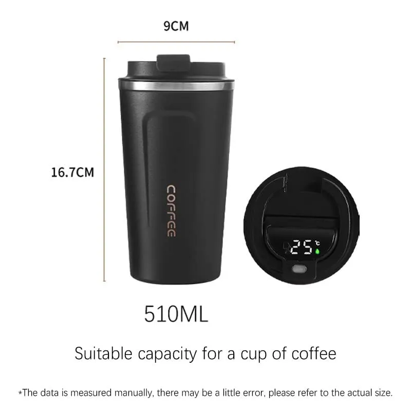 Temperature Display Coffee Mug