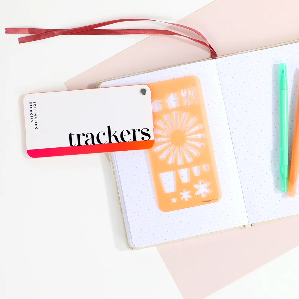 Trackers - Stencil Fan Book - 5 Sheets