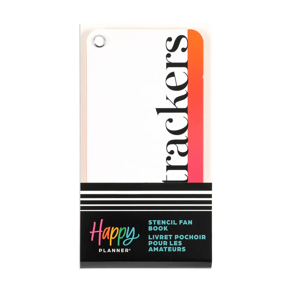 Trackers - Stencil Fan Book - 5 Sheets