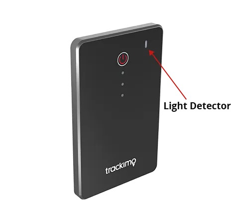 Trackimo 4G Travel Tracker Device with light detector and 1 year LTE data plan