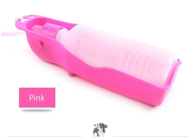 Travel Dispenser Plastic Portable Pet Puppy Drinking Water Feeder