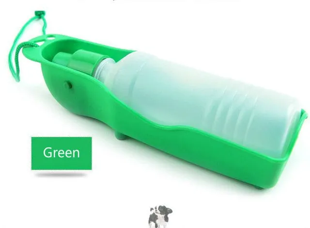 Travel Dispenser Plastic Portable Pet Puppy Drinking Water Feeder