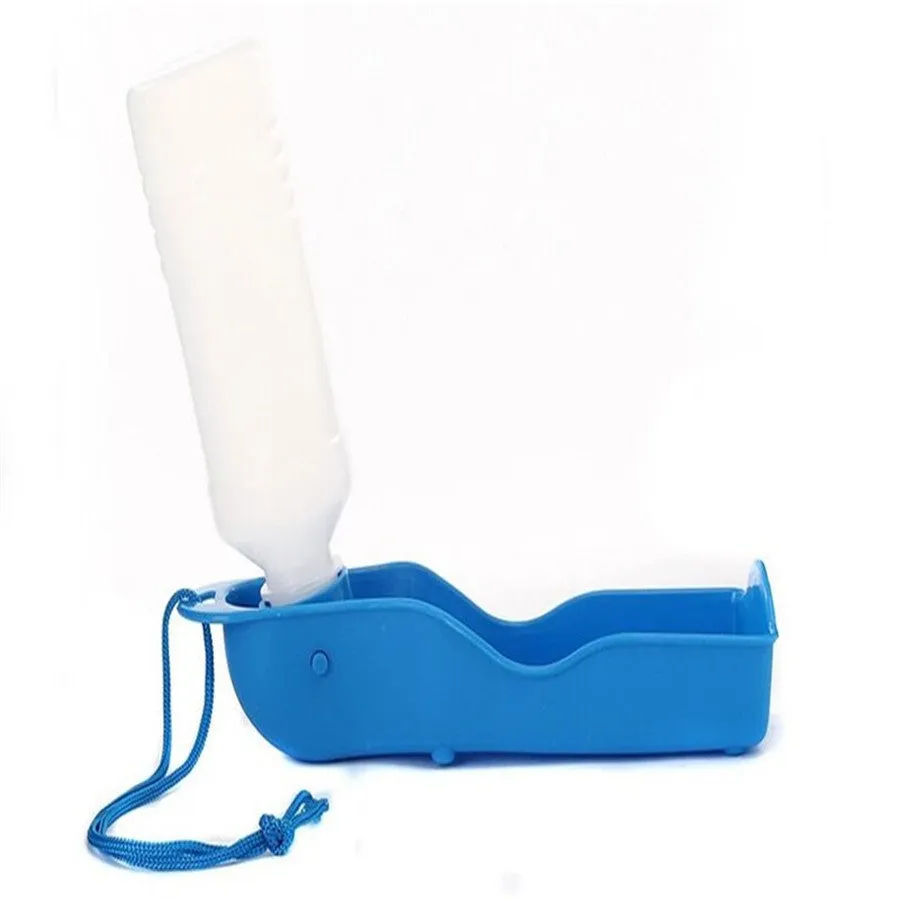Travel Dispenser Plastic Portable Pet Puppy Drinking Water Feeder