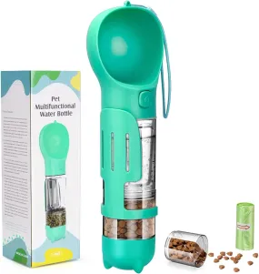 TravelPaws Teal: Leak-Proof Water Dispenser & Feeder | Lightweight & Stylish | Perfect for Dogs, Cats, and More! 🐾💧