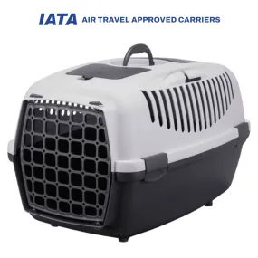 Trixie Capri 3 IATA Approved Transport Carrier for Dogs and Cats (Dark Grey)