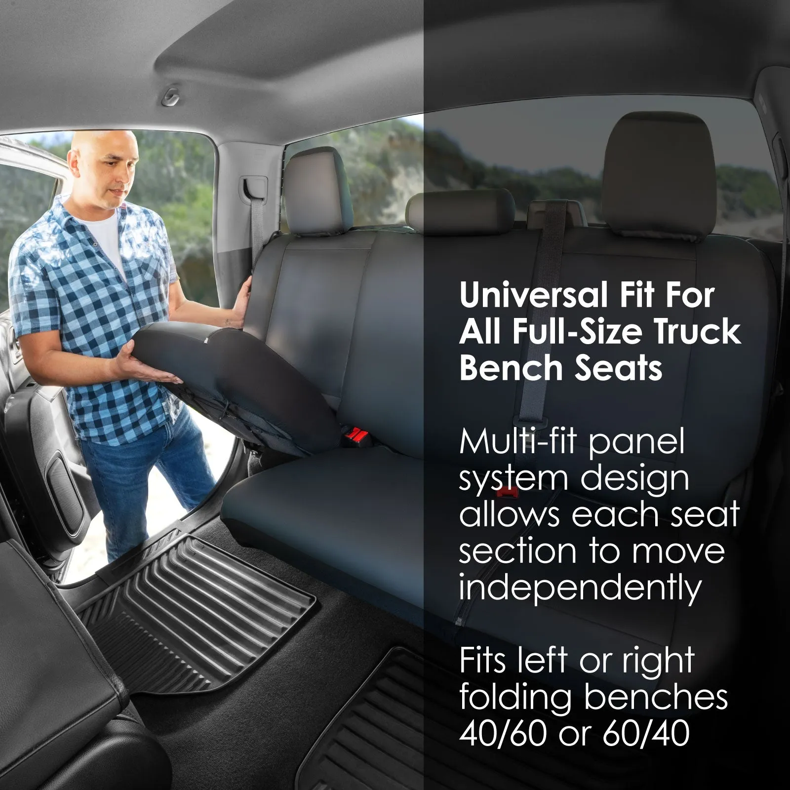 Truck Bench Seat Cover for Full-Size Trucks