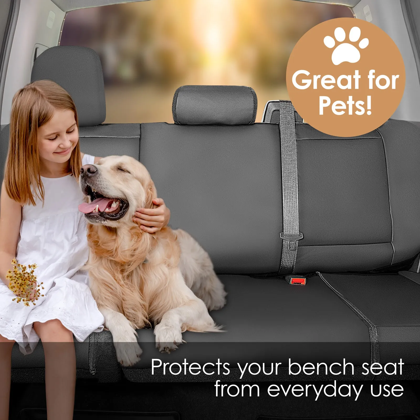 Truck Bench Seat Cover for Full-Size Trucks