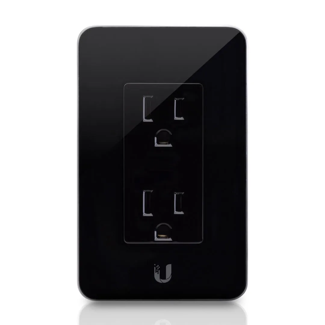 Ubiquiti In-Wall Manageable Outlet Black