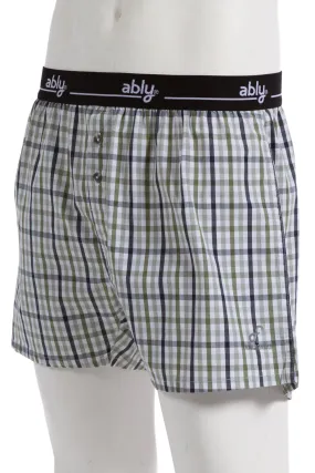 Vacation | Men's Woven Plaid Boxer Shorts
