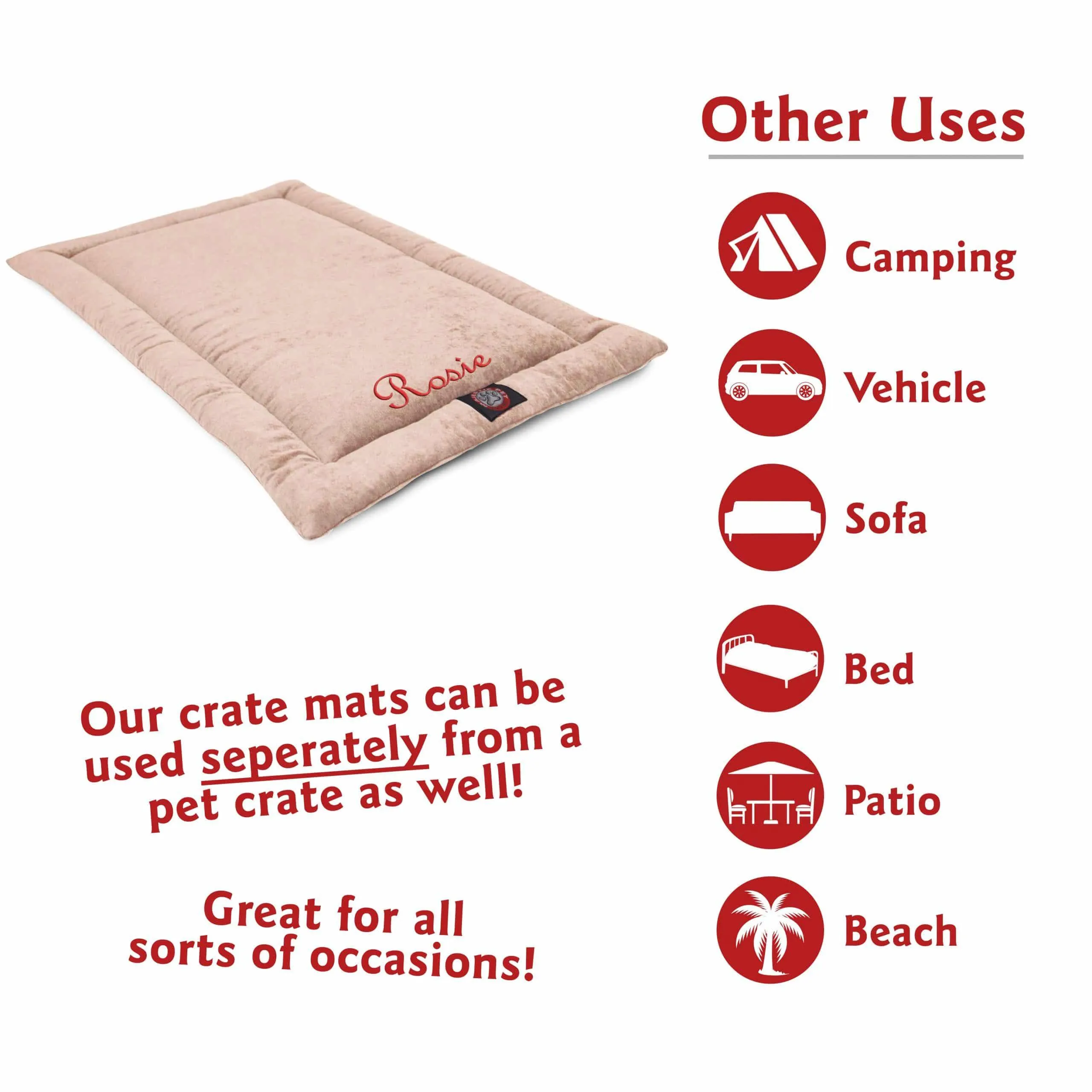 Villa Crate Mat - Personalized