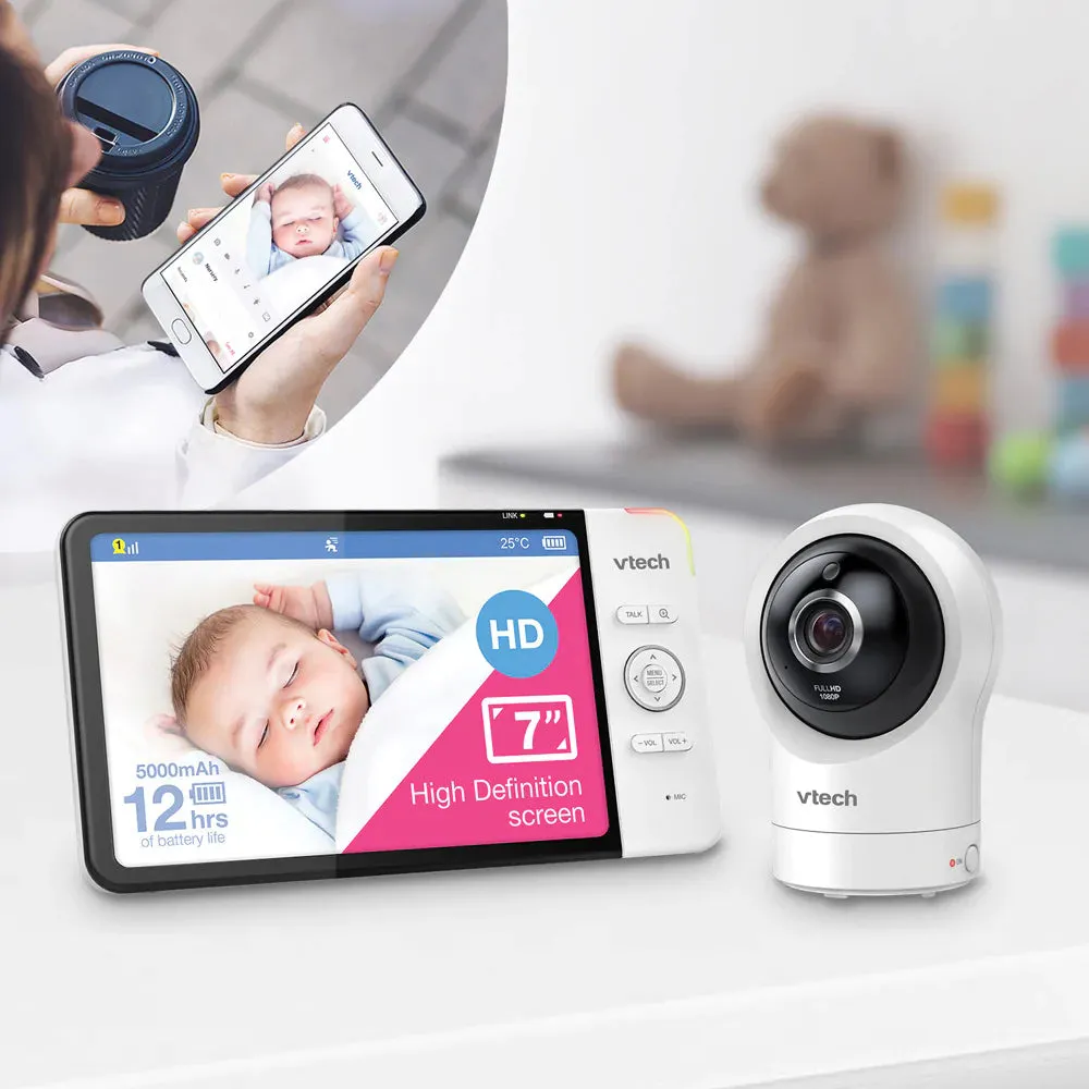 Vtech RM7764HD Video Monitor 7" Remote Access