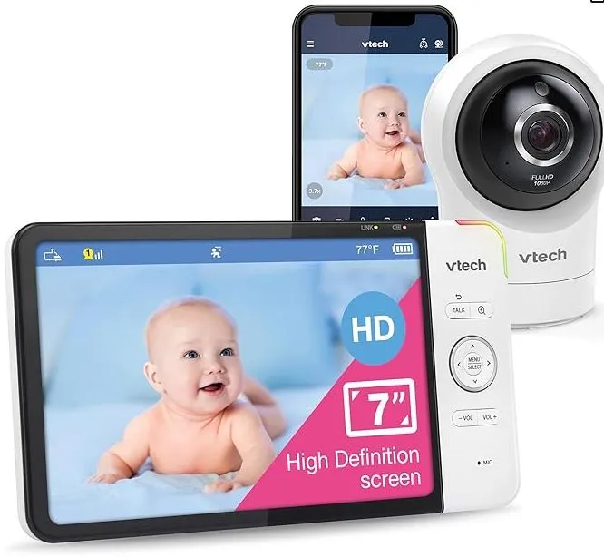 Vtech RM7764HD Video Monitor 7" Remote Access