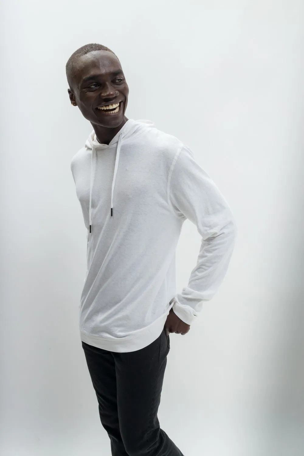 Waverunner | Men's Anti-Stain Linen Cotton Blend Lightweight Hoodie