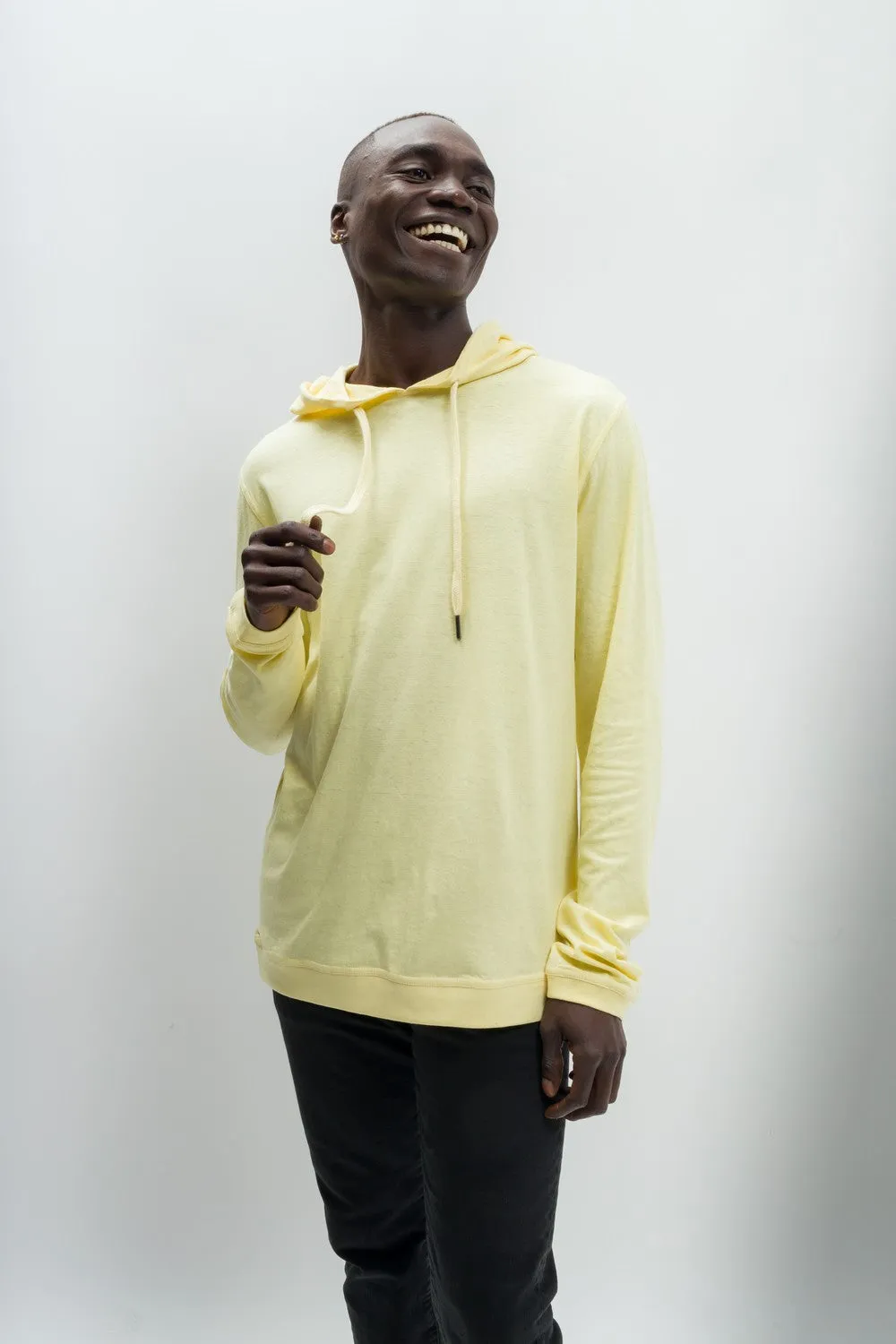 Waverunner | Men's Anti-Stain Linen Cotton Blend Lightweight Hoodie
