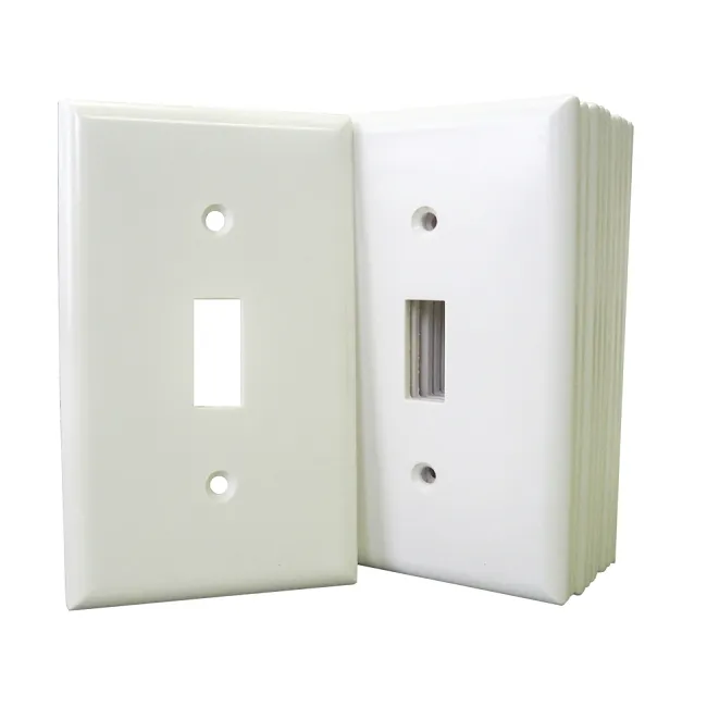 WHITE WALLPLATE 1-GAN