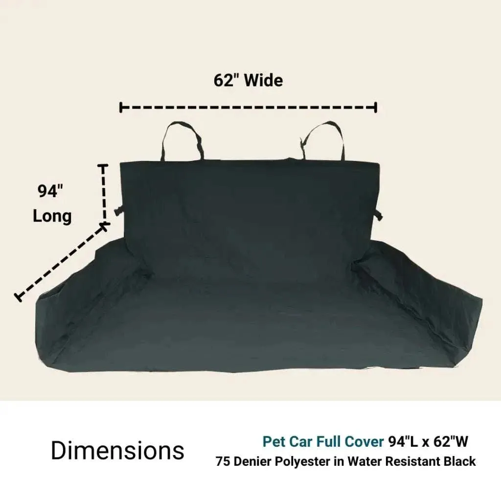 XX-Large Pet Seat Cover For Truck, Van or Large SUV 62"W Black