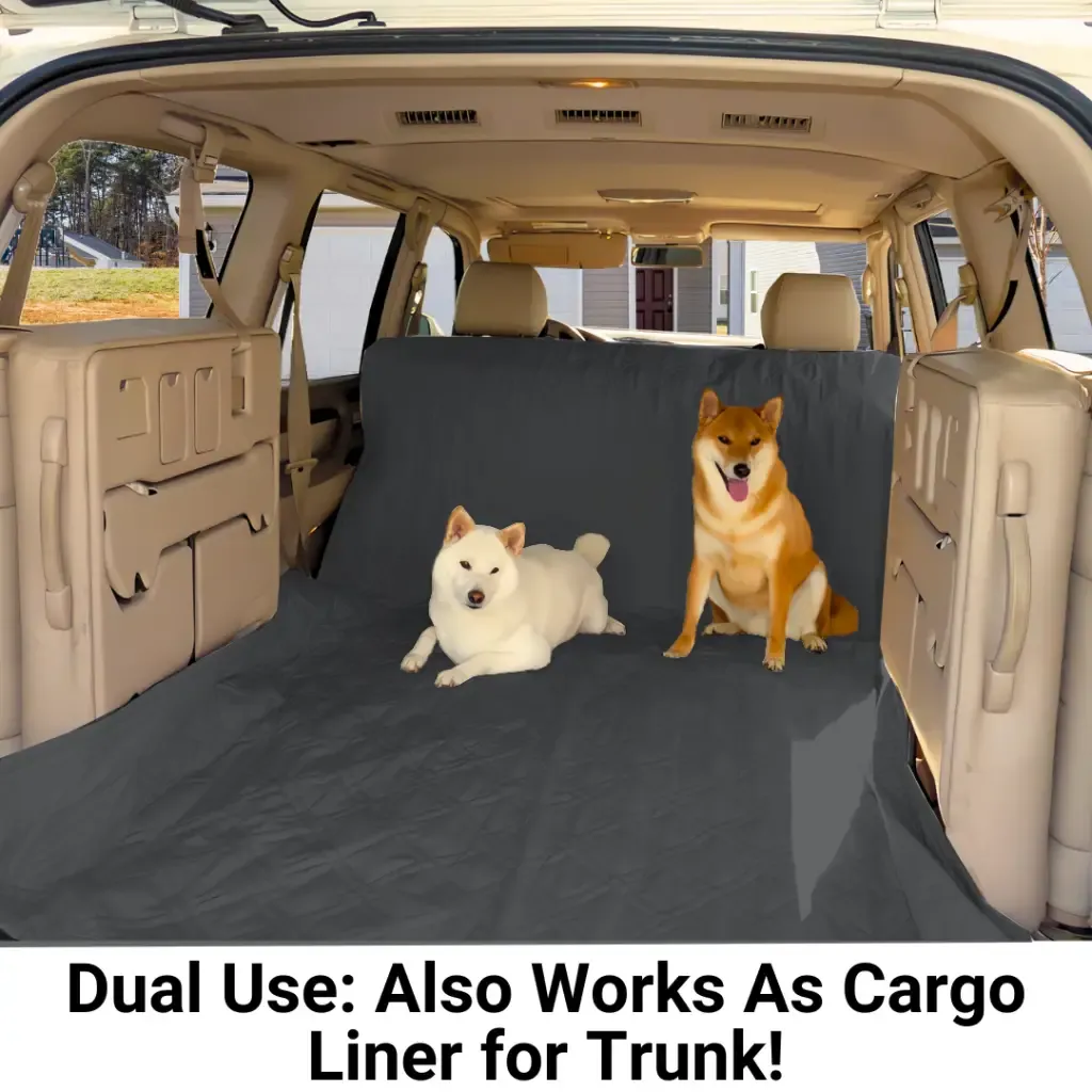 XX-Large Pet Seat Cover For Truck, Van or Large SUV 62"W Black