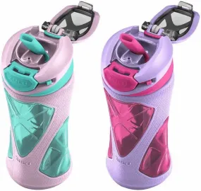 Zulu Torque 16oz Tritan Water Bottle (lavander w/green) Sold by piece